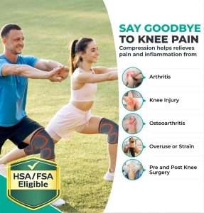 modvel compression knee brace for women & men, 2 pack knee brace for running knee pain, knee support compression sleeve, workout sports knee braces for meniscus tear, acl & arthritis pain relief