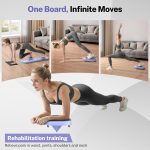 pilates board,foldable pilates reformer equipment with timer, multi purpose portable pilates reformer machine home pilates kit for home workout,fitness,exercise,abs