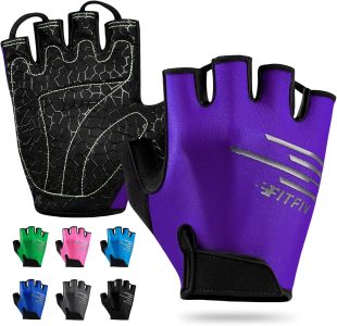 cycling gloves bike gloves for men/women half finger biking gloves exercise workout gloves suitable for outdoor sports, gym, weight lifting, rowing and motorcycle