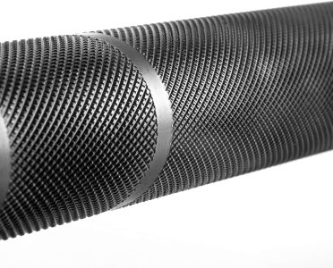 xmark crowbar 7ft olympic barbell, bar for weight lifting and powerlifting, fits 2" weight plates, dual spec knurling iwf, ipf, and center knurling, 1500lb wgt capacity