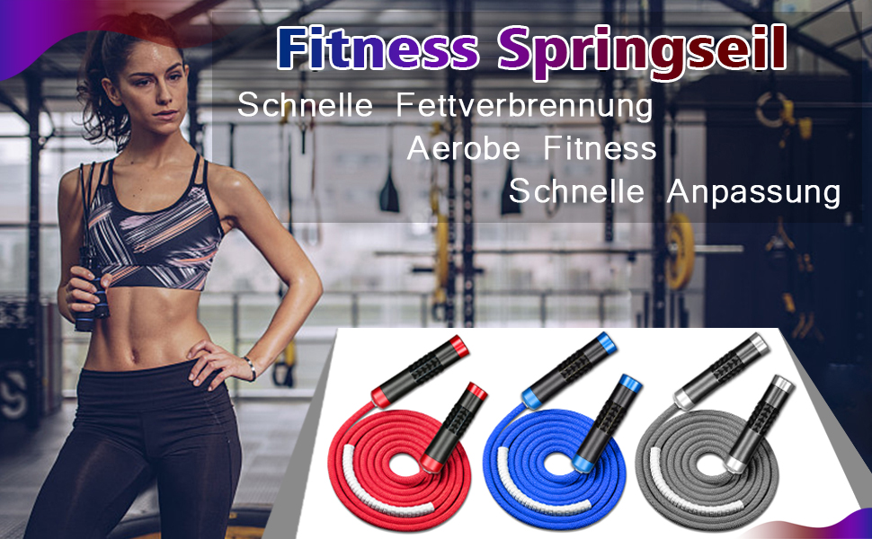 Weighted jump ropes for exercises, exercise jump rope,workout jump ropes