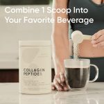 sports research collagen peptides hydrolyzed type 1 & 3 collagen powder protein supplement for healthy skin, nails, & joints easy mixing vital nutrients & proteins, collagen for women & men