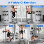 relife rebuild your life power tower pull up bar station workout dip station for home gym strength training fitness equipment