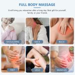 massage roller ball, neck massager for pain relief, deep tissue massage tool, sore muscle relief, lymphatic drainage, tummy tuck post surgery supplies (blue)