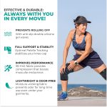 modvel compression knee brace for women & men, 2 pack knee brace for running knee pain, knee support compression sleeve, workout sports knee braces for meniscus tear, acl & arthritis pain relief