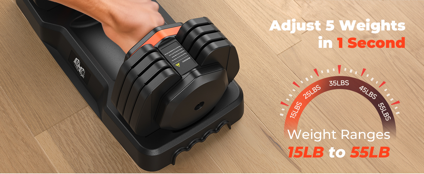 Adjustable Dumbbells