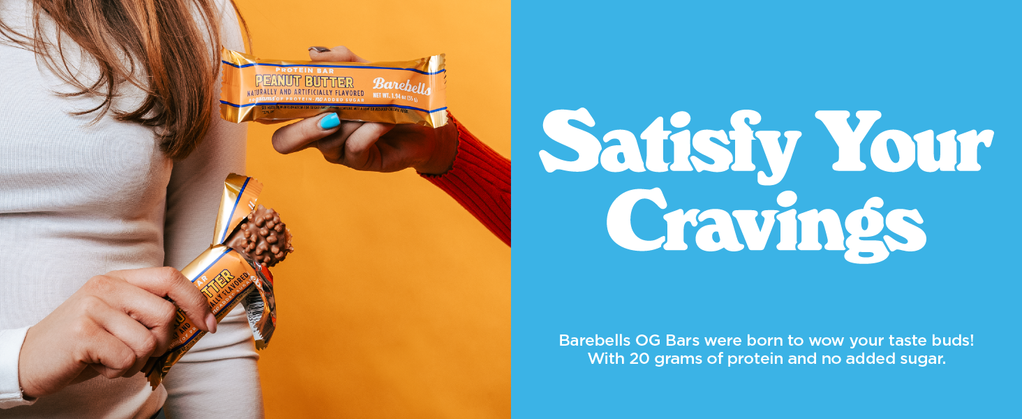 Peanut Butter Protein Bar 20 GRAM PROTEIN BAREBELLS