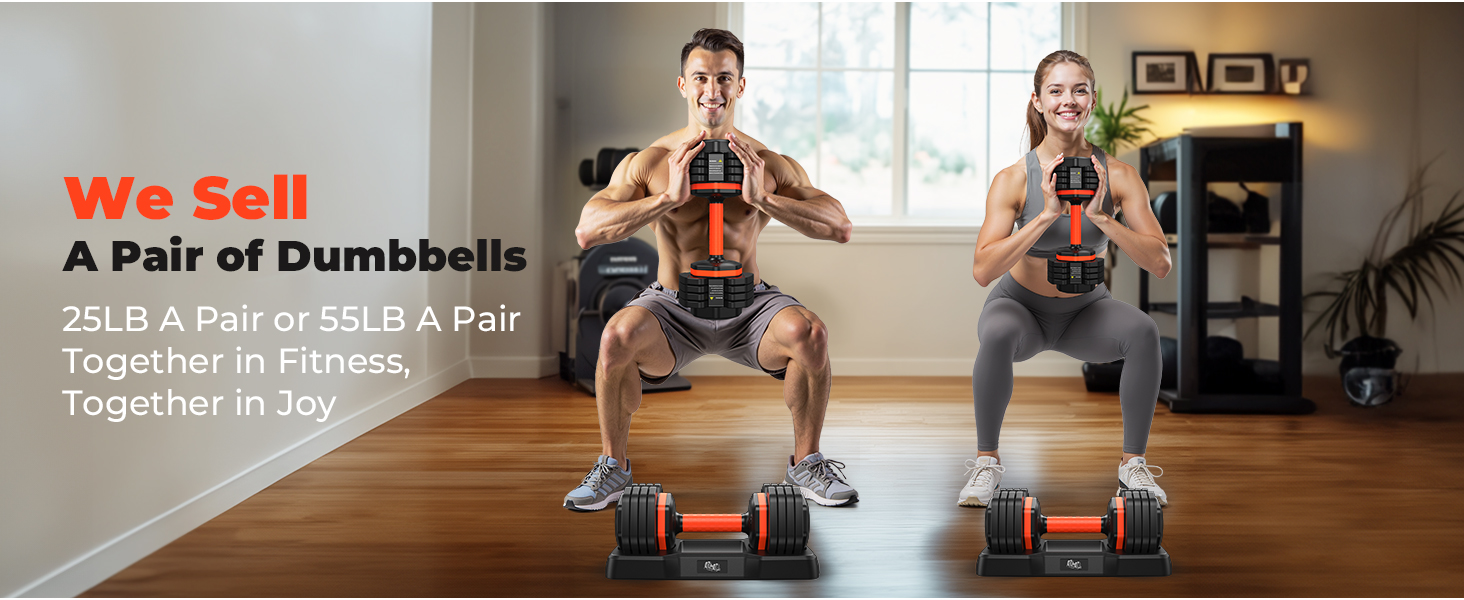 Adjustable Dumbbells