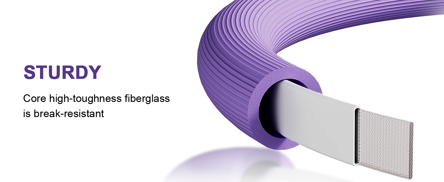 Core high-toughness fiberglass is break-resistant