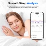 BIEMHA IP68 Waterproof Smart Ring - Fitness & Health Tracker with Sleep/Exercise Monitoring, Unisex for Women Men, iOS & Android Compatible, Long Lasting Battery Life, No Subscription (Rose Gold, 10) - Image 7