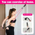 Bbtops Pilates Bar Kit with Resistance Bands,Pilates Bar with Stackable Bands Workout Equipment for Legs,Hip,Waist and Arm,Exercise Fitness Equipment for Women & Men Home Gym Yoga Pilates - Image 6