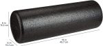 Amazon Basics High-Density Foam Roller for Exercise and Recovery, 18 Inches, Black - Image 4