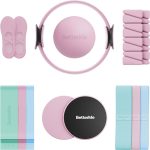 BetterMe Pilates Studio Kit – Pilates Ring, Pilates Ball, Resistance Bands & Sliders – Complete Pilates Equipment Set for Women – Home & Studio Pilates Workout Kit