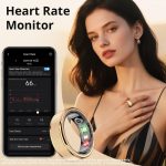 COLMI R10 Smart Ring for Women, Smart Health Ring with Heart Rate, Blood Oxygen, Sleep Monitoring, Pedometer, and Fitness Tracker, No Subscription Fee (Rose Gold, 9#) - Image 7
