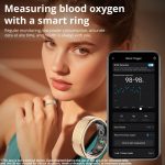 COLMI R10 Smart Ring for Women, Smart Health Ring with Heart Rate, Blood Oxygen, Sleep Monitoring, Pedometer, and Fitness Tracker, No Subscription Fee (Rose Gold, 9#) - Image 8