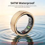 COLMI R10 Smart Ring for Women, Smart Health Ring with Heart Rate, Blood Oxygen, Sleep Monitoring, Pedometer, and Fitness Tracker, No Subscription Fee (Rose Gold, 9#) - Image 6