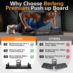 IUT Solid Push Up Board 15 in 1 Home Workout Equipment Multi-Functional Pushup Stands System Fitness Floor Chest Muscle Exercise Professional Equipment Burn Fat - Image 2