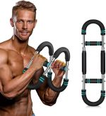 40-100 LBS Adjustable Power Twister Arm Trainer, Forearm Triceps Chest Enhanced Exercise Strengthener, Portable Detachable Spring Resistance Upper Body Fitness Machine for Home & Gym Workout Equipment - Image 4