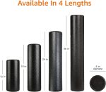 Amazon Basics High Density Foam Roller for Exercise and Recovery, 24 Inches, Blue Speckled - Image 4