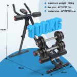 Abdominal Trainers, Adjustable AB Machine at Home or Gym for Core Strength Training, Ab Cruncher Foldable Fitness Gear for Men and Women Exercise &Workout - Image 2