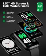 Smart Watch Fitness Tracker (Answer/Make Call), 24/7 Heart Rate Spo2 Blood Pressure Monitor Sleep Tracker, 114 Sports Modes Pedometer Calorie Step Tracker, Waterproof Activity Tracker for Women Men - Image 7