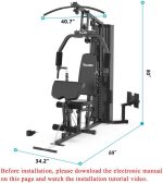SincMill Home Gym Multifunctional Full Body Workout Equipment for Home Exercise Fitness - Image 5