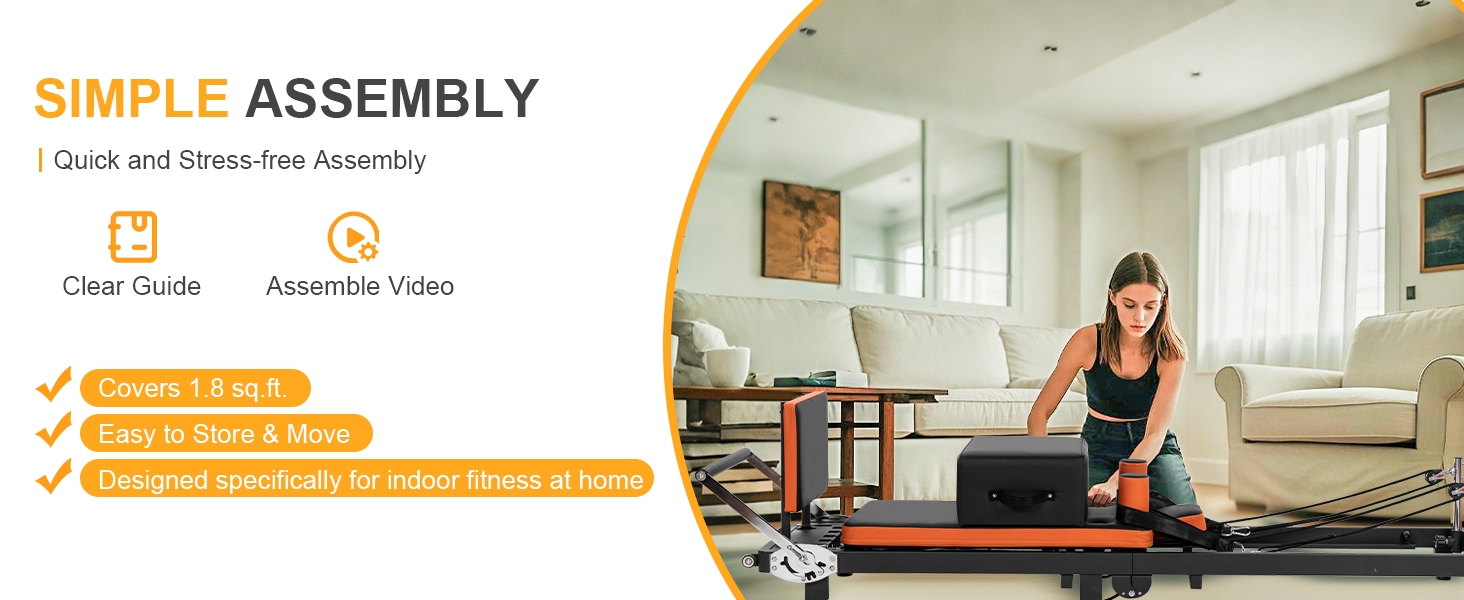 foldable pilates reformer