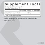 Sports Research Vegan NAC Supplement (N-Acetyl Cysteine) 600 mg - Supports Antioxidant Activity - NAC 600 mg - Non-GMO - 90 Capsules for Adults Daily Use - Image 5