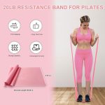 KANGFITER Pilates Equipment Kit for Home Workout, Pilates Ring and Ball Set with Adjustable Ankle Wrist Weights, Resistance Bands, Tape Measure, Bag, Pilates Essentials Accessories for Women Yoga - Image 7