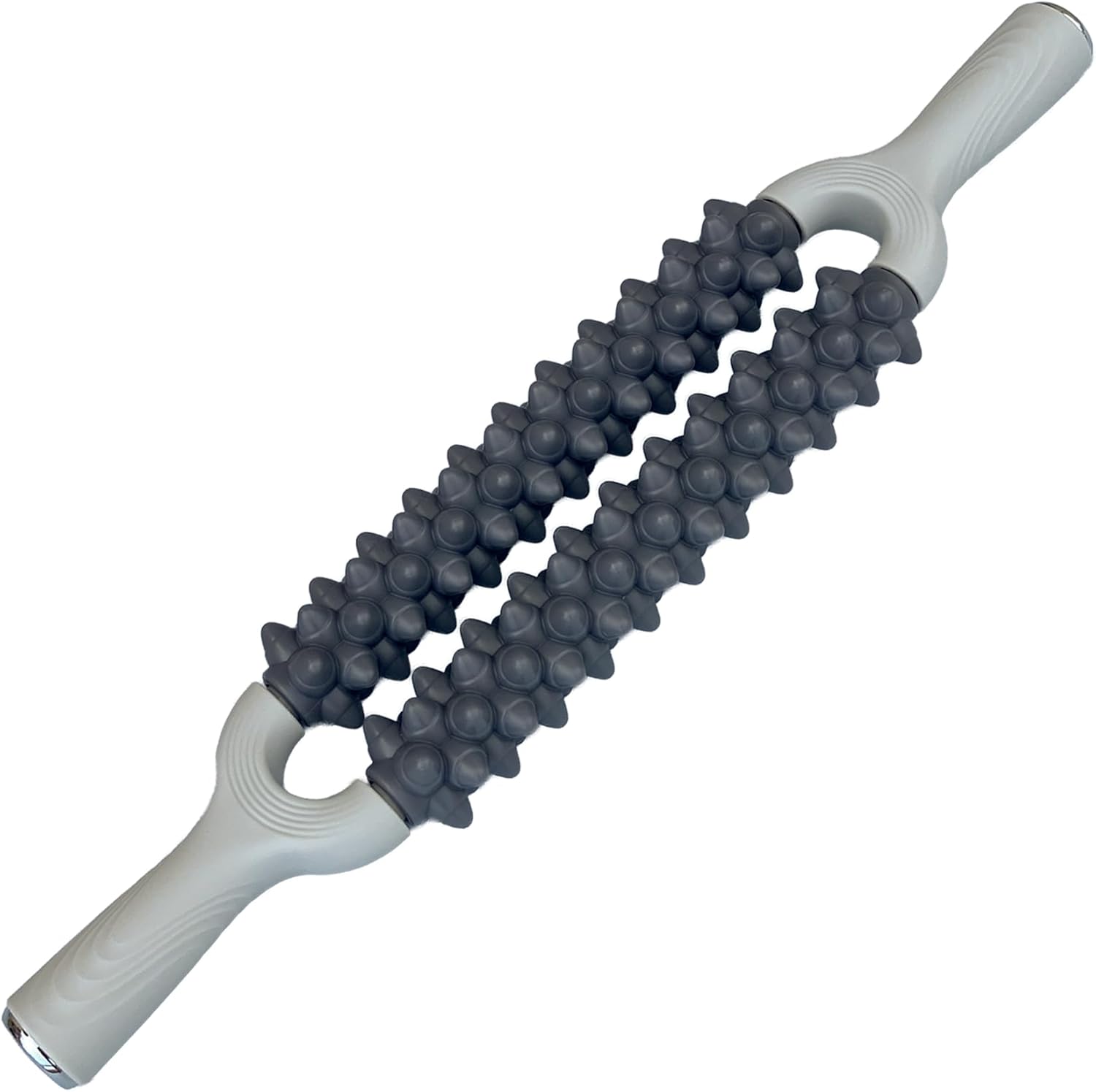 61d-qzyiX8L._AC_SL1500_.jpg Muscle Roller Stick, Double Row Deep Tissue Massage Stick for Muscle Recovery, Portable Massage Roller for Legs, Calves & Back, Trigger Point Therapy for Athletes & Runners - Image 1