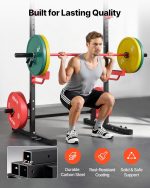 VEVOR Power Cage Squat Rack, Multifunctional Squat Rack for Home Gym, Workout Strength Training Equipment for Bench Press Squats Pull-Up - Image 6