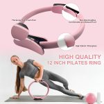 KANGFITER Pilates Equipment Kit for Home Workout, Pilates Ring and Ball Set with Adjustable Ankle Wrist Weights, Resistance Bands, Tape Measure, Bag, Pilates Essentials Accessories for Women Yoga - Image 4