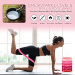 KANGFITER Pilates Equipment Kit for Home Workout, Pilates Ring and Ball Set with Adjustable Ankle Wrist Weights, Resistance Bands, Tape Measure, Bag, Pilates Essentials Accessories for Women Yoga - Image 6