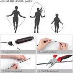 Jump Rope, Tangle-Free Rapid Speed Jumping Rope, adjustable jump rope, suitable for women, men, and children, suitable for home gyms, sports and fitness equipment, and slim figures - Image 4