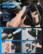 LYKAN Twister Arm Trainer, 40-100lb Adjustable Chest Workout Equipment, Arm Trainer, Twister Arm Trainer, Portable Power Twister Bar, Detachable Design Fitness Anywhere - Image 7