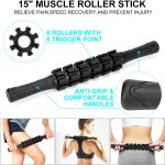Foam Roller Set - High Density Back Roller, Muscle Roller Stick | Foot Fasciitis Ball, Stretching Strap, Massager Ball for Whole Body Physical Therapy & Exercise, Back Pain, Leg, Deep Tissue - Image 4