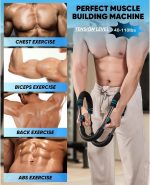 LYKAN Twister Arm Trainer, 40-100lb Adjustable Chest Workout Equipment, Arm Trainer, Twister Arm Trainer, Portable Power Twister Bar, Detachable Design Fitness Anywhere - Image 3