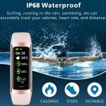 ZKSSGY Fitness Tracker with 24/7 Heart Rate Blood Oxygen Sleep Monitor,Activity Tracker with 1.1" AMOLED Touch Color Screen, Multiple Sport Modes Step Counter,IP68 Waterproof for Women Men (Pink) - Image 4