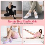 CoolMate Pilates Socks with Grips for Women, Non Slip Yoga Socks - Image 7