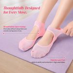 CoolMate Pilates Socks with Grips for Women, Non Slip Yoga Socks - Image 2