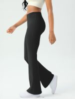 AB-Eleven Women's Yoga Pants Bootcut Flare Leggings Bell Bottom Leggings - Image 3