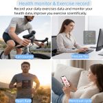 Smart Ring Health Tracker for Women Men, 24/7 Health Monitor(Heart Rate/Blood Oxygen/ HRV/Stress/Sleep Tracker) Waterproof Multisports Fitness Ring with Dedicated APP No Subscription Fee (Black, 8#) - Image 8