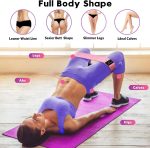 Renoj Resistance Bands for Working Out: 3-Set Professional Exercise Bands for Pilates, Yoga, Home Gym, Booty, Leg Training | Heavy/Medium/Light Fabric Loops for Women Men - Image 2