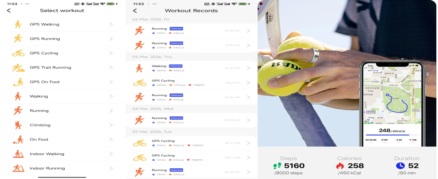 workouts record
