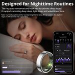 COLMI Smart Ring for Women, AI Health Tracker & 5ATM, R02. (Silver, 7#) - Image 4
