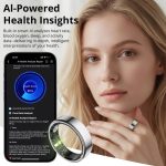 COLMI Smart Ring for Women, AI Health Tracker & 5ATM, R02. (Silver, 7#) - Image 3